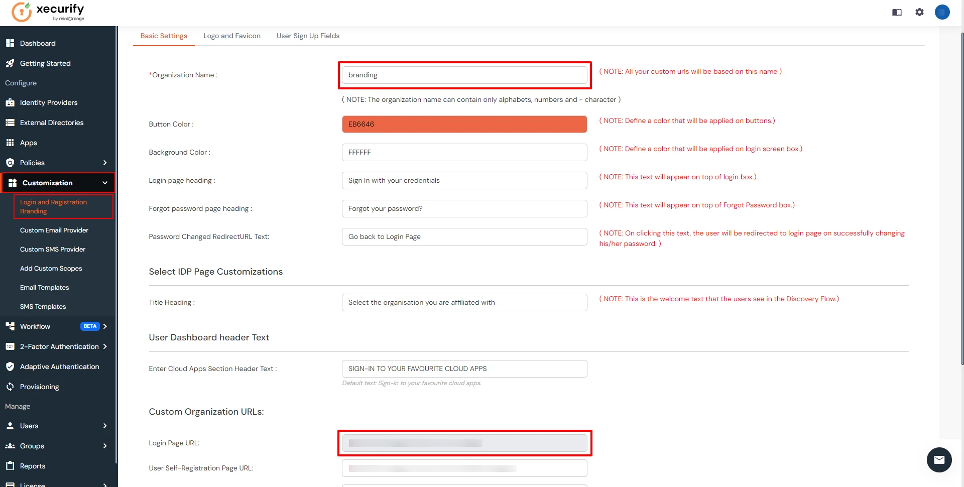 2FA Two-Factor authentication for Nokia Routers and Switches  : setting up branding